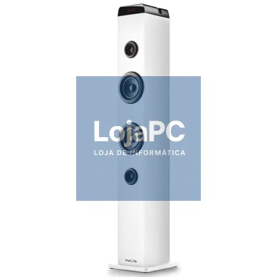Torre de Som com Bluetooth NGS SKY CHARM PRO/ 80W/ 2.0/ Branca