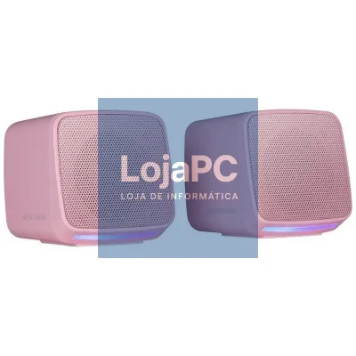 Colunas Mars Gaming MS-PRO/ 10W/ 1.0/ Rosas