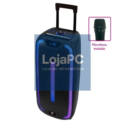 Coluna Portable com Bluetooth Woxter Rock'n'Roller ST/ 100W