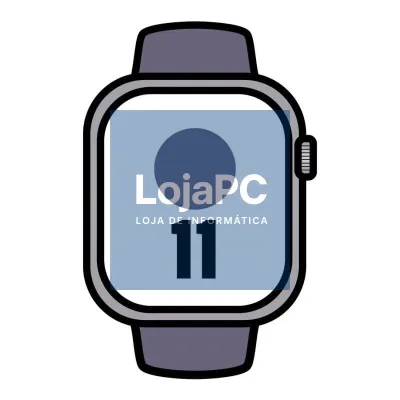 Apple Watch Series 11/ GPS/ 46mm/ Prateado/ Correia Desportiva Niebla Lila (M/L)