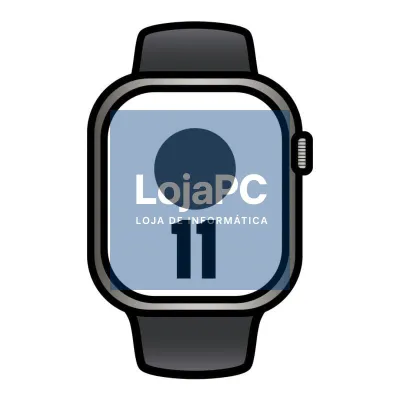 Apple Watch Series 11/ GPS/ Cellular/ 42mm/ Titânio Preto/ Pizarra Correia Desportiva Preto (S/M)