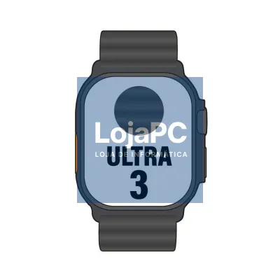 Apple Watch Ultra 3/ GPS/ Cellular/ 49mm/ Caixa Titânio Preto/ Correia Ocean Preta