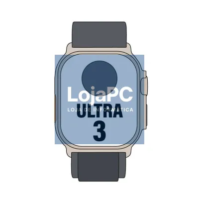 Apple Watch Ultra 3/ GPS/ Cellular/ 49mm/ Caixa Titânio Preto/ Correia Loop Alpine Preta S