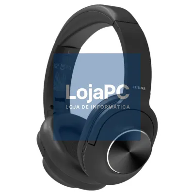 Auscultadores Sem Fios Aiwa HST-220BT/BK/ com Microfone/ Bluetooth/ Pretos