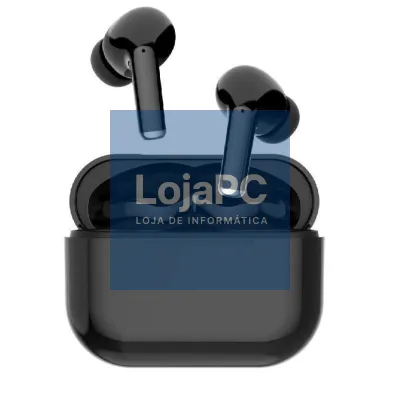 Auscultadores Bluetooth Daewoo DW2001 com estojo de carga/ Autonomia 6h/ Pretos