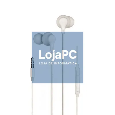 Auscultadores Intrauditivos Daewoo DW2014/ com Microfone/ Jack 3.5/ Brancos