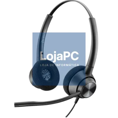 Auscultadores Poly EncorePro 320/ com Microfone/ QD/ Pretos