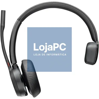 Auscultador sem fios Poly Voyager 4310-M para Microsoft Teams + Adaptador BT700 + Base de Carga/ com Microfone/ Bluetooth/ Preto