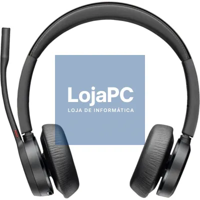 Auscultadores Sem Fios Poly Voyager 4320 para Microsoft Teams + Adaptador BT700/ com Microfone/ Bluetooth/ Pretos