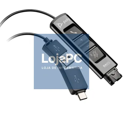 Adaptador QD USB Poly DA85 786C7AA/ QD Macho/ USB Macho - USB Tipo-C Macho