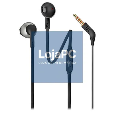 Auscultadores Intrauditivos JBL Tune 205/ com Microfone/ Jack 3.5/ Pretos