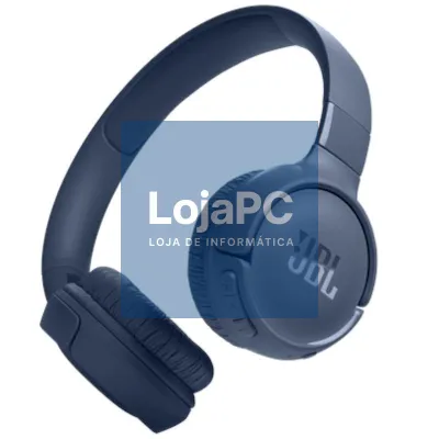 Auscultadores Sem Fios JBL Tune 520BT/ com Microfone/ Bluetooth/ Azuis