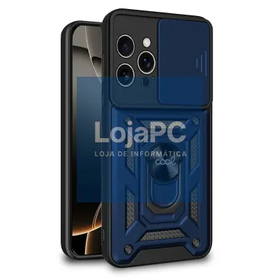 COOL Case for iPhone 16 Pro Hard Ring Navy Blue