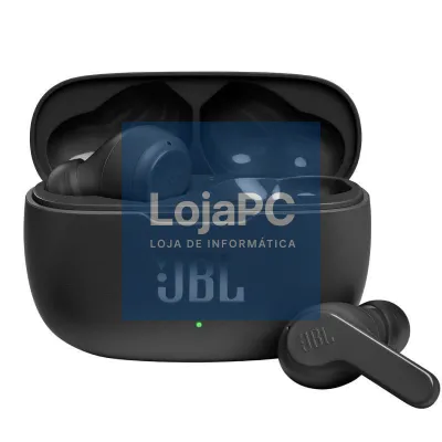 Auscultadores Bluetooth JBL Wave 200TWS com estojo de carga/ Autonomia 5h/ Pretos