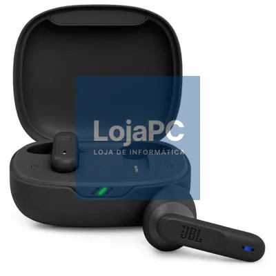 Auscultadores Bluetooth JBL Wave 300TWS com estojo de carga/ Autonomia 6h/ Pretos