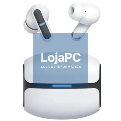 Auscultadores Bluetooth Leotec TWS Gaming Nebula Fit com estojo de carga/ Autonomia 7.5h/ Brancos