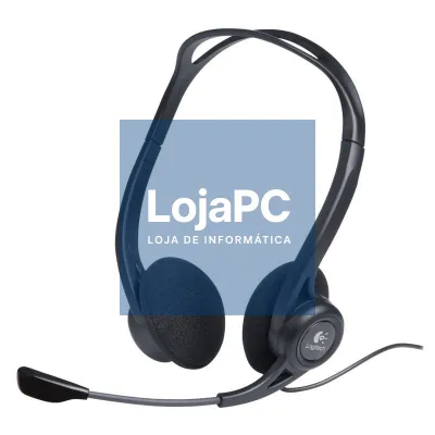 Auscultadores Logitech Headset PC 960/ com Microfone/ USB/ Pretos