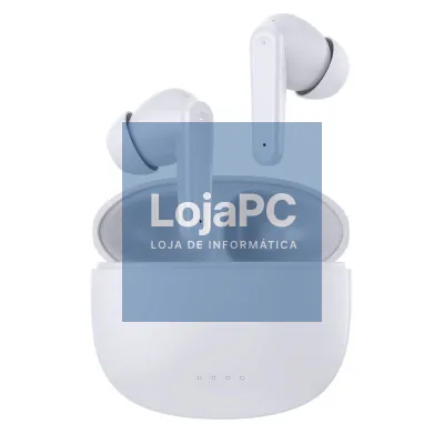Auscultadores Bluetooth Myway MWHPH0028 com estojo de carga/ Autonomia 6h/ Brancos