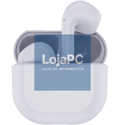 Auscultadores Bluetooth Myway Wireless Touch MWHPH0030 com estojo de carga/ Autonomia 3h/ Brancos