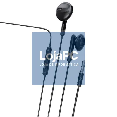 Auscultadores Intrauditivos Myway MWHPH0019/ com Microfone/ Jack 3.5/ Pretos