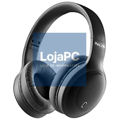 Auscultadores Sem Fios NGS Artica Glacier/ com Microfone/ Bluetooth/ Pretos