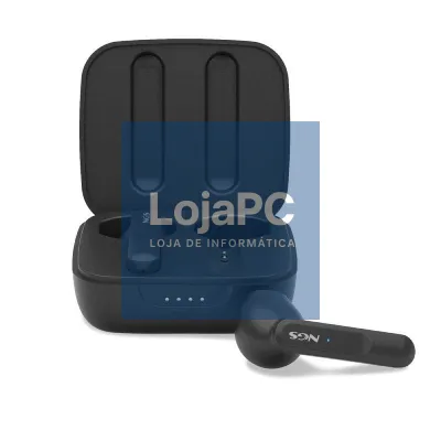 Auscultadores Bluetooth NGS Ártica Move com estojo de carga/ Autonomia 7h/ Pretos