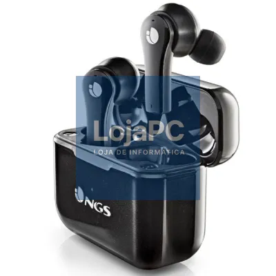 Auscultadores Bluetooth NGS Ártica Bloom com estojo de carga/ Autonomia 6h/ Pretos