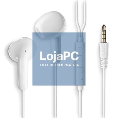 Auscultadores Intrauditivos NGS Cross Flip/ com Microfone/ Jack 3.5/ Brancos