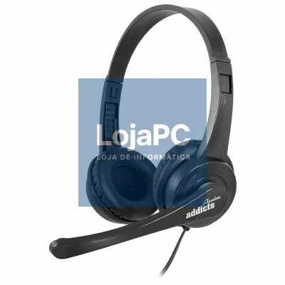 Auscultadores NGS VOX505 USB/ com Microfone/ USB/ Pretos
