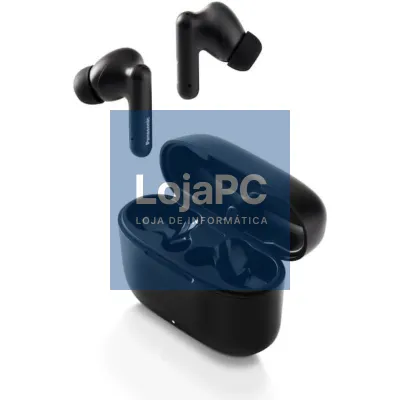 Auscultadores Bluetooth Panasonic RZ-B110W com estojo de carga/ Autonomia 6h/ Pretos