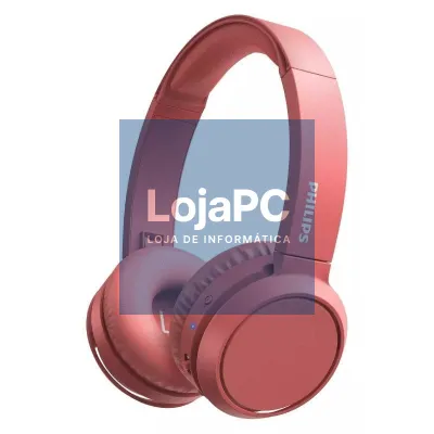 Auscultadores Sem Fios Philips TAH4205/ com Microfone/ Bluetooth/ Rojos