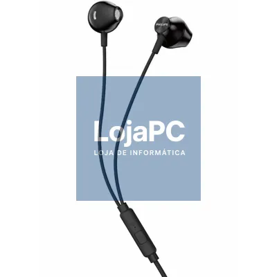 Auscultadores Intrauditivos com microfone Philips TAUE101BK/00/ Jack 3.5/ Pretos