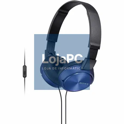 Auscultadores Sony MDRZX310APL/ com Microfone/ Jack 3.5/ Azuis