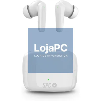 Auscultadores Bluetooth SPC Ether 2 Pro com estojo de carga/ Autonomia 6.5h/ Brancos