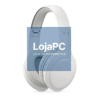 Auscultadores Sem Fios SPC Heron Studio/ com Microfone/ Bluetooth/ Brancos