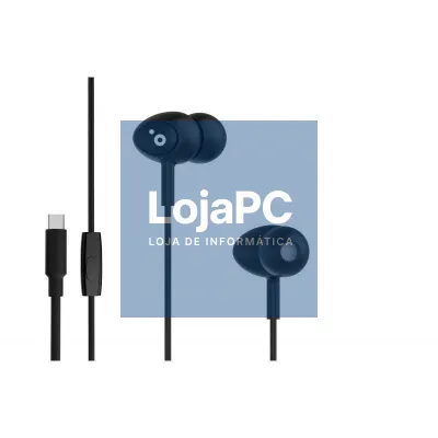 Auscultadores Intrauditivos Sunstech BEATC/ com Microfone/ USB Tipo-C/ Pretos