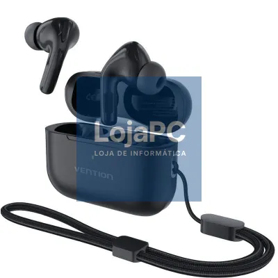 Auscultadores Bluetooth Vention Echo Lite E11 Pro com estojo de carga/ Pretos