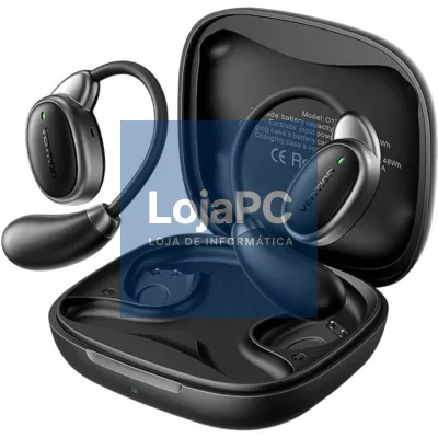 Auscultadores Bluetooth Vention Open Ear 013 com estojo de carga/ Autonomia 8h/ Pretos