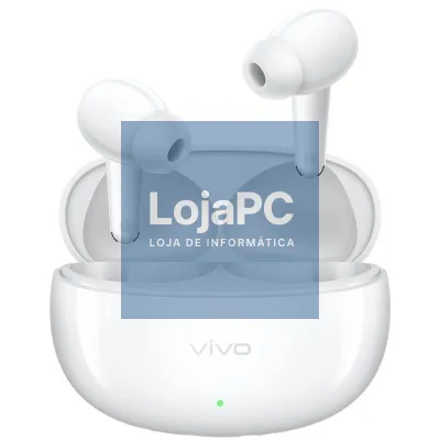 Auscultadores Bluetooth Vivo Buds Pro com estojo de carga/ Autonomia 13h/ Brancos