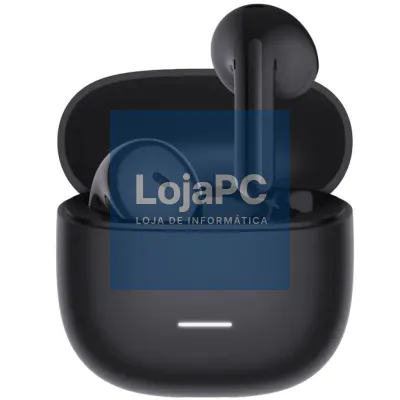 Auscultadores Bluetooth Xiaomi Redmi Buds 8 Active com estojo de carga/ Autonomia 7h/ Preto