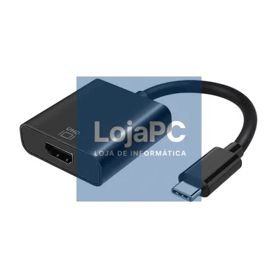 Conversor HDMI 4K 60Hz Aisens A109-0344/ HDMI Fêmea - USB Tipo-C Macho/ 15cm/ Preto