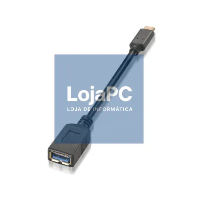 Cabo USB 3.1 Tipo-C Aisens A107-0062/ USB Tipo-C Macho - USB Fêmea/ 5Gbps/ 15cm/ Preto