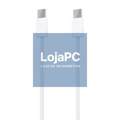 Cabo USB 2.0 Tipo-C Aisens A107-0855/ USB Tipo-C Macho - USB Macho/ até 60W/ 480Mbps/ 1m/ Branco
