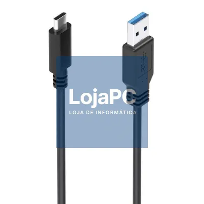 Cabo USB 3.1 Tipo-C Aisens A107-0860/ USB Tipo-C Macho - USB Macho/ 10Gbps/ 2m/ Preto