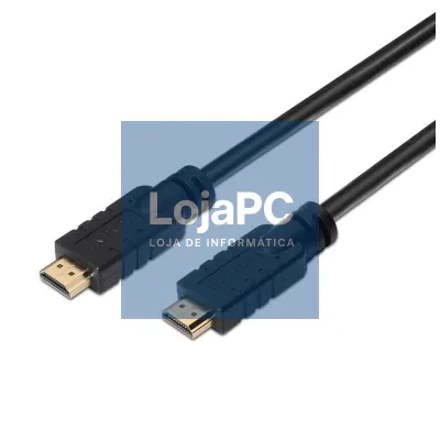 Cabo HDMI Aisens 1.4 A119-0103/ HDMI Macho - HDMI Macho/ 15m/ Preto