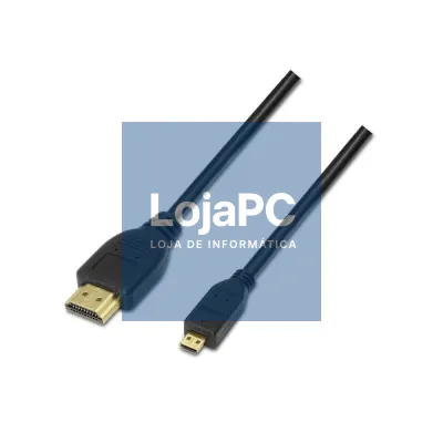 Cabo Micro HDMI Aisens A119-0117/ HDMI Macho - Micro HDMI Macho/ até 10W/ 720Mbps/ 1.8m/ Preto