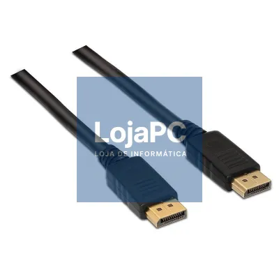 Cabo DisplayPort 1.2 4K Aisens A124-0129/ DisplayPort Macho - DisplayPort Macho/ até 5W/ 2300Mbps/ 2m/ Preto