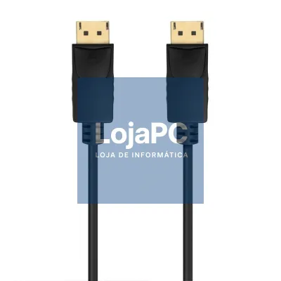 Cabo DisplayPort 1.2 CCS 4K Aisens A124-0741/ DisplayPort Macho - DisplayPort Macho/ até 5W/ 2300Mbps/ 3m/ Preto