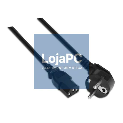 Cabo Alimentação Aisens A132-0168/ CEE(7-7) Macho - C13 Fêmea/ até 1500W/ 3m/ Preto