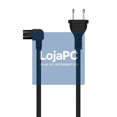 Cabo Alimentação Forma 8 Aisens A132-0599/ CEE7/16 Macho - C7 Fêmea/ até 1500W/ 3m/ Preto